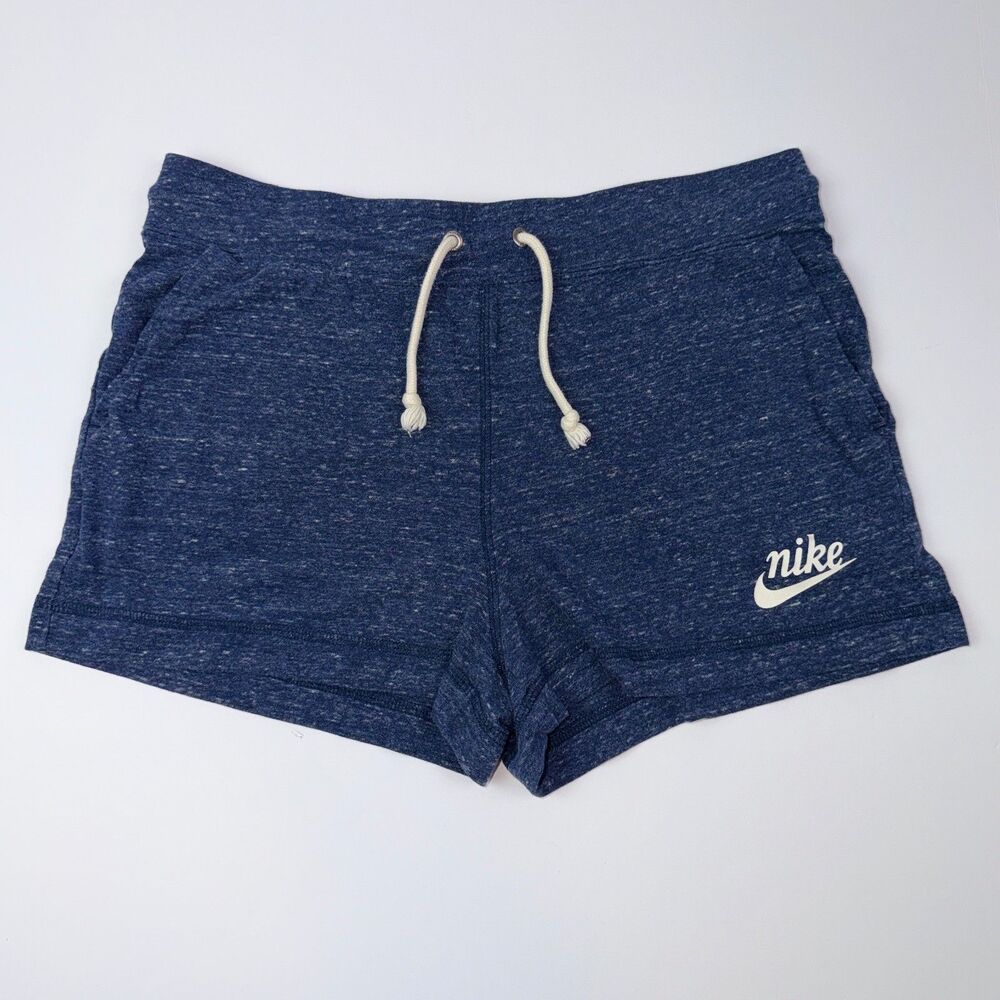 Nike Women's Blue Athletic Lounge Shorts Sportswear Athleisure Size M